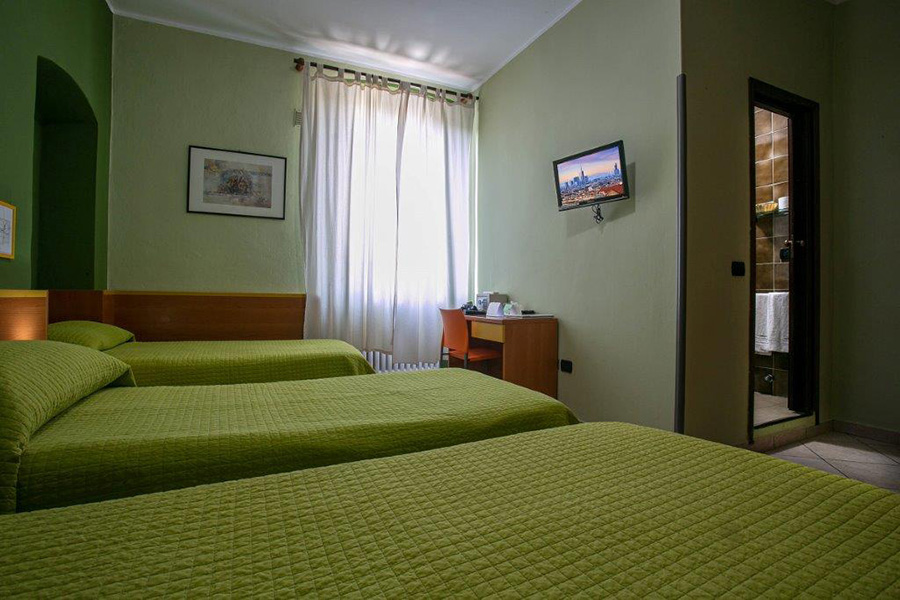 Dreibettzimmer Bergamo Milano wirtschaftlichen Flughafen Orio al Serio Hotel
