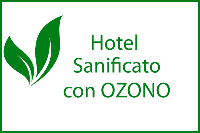 Hotel sanificato con Ozono